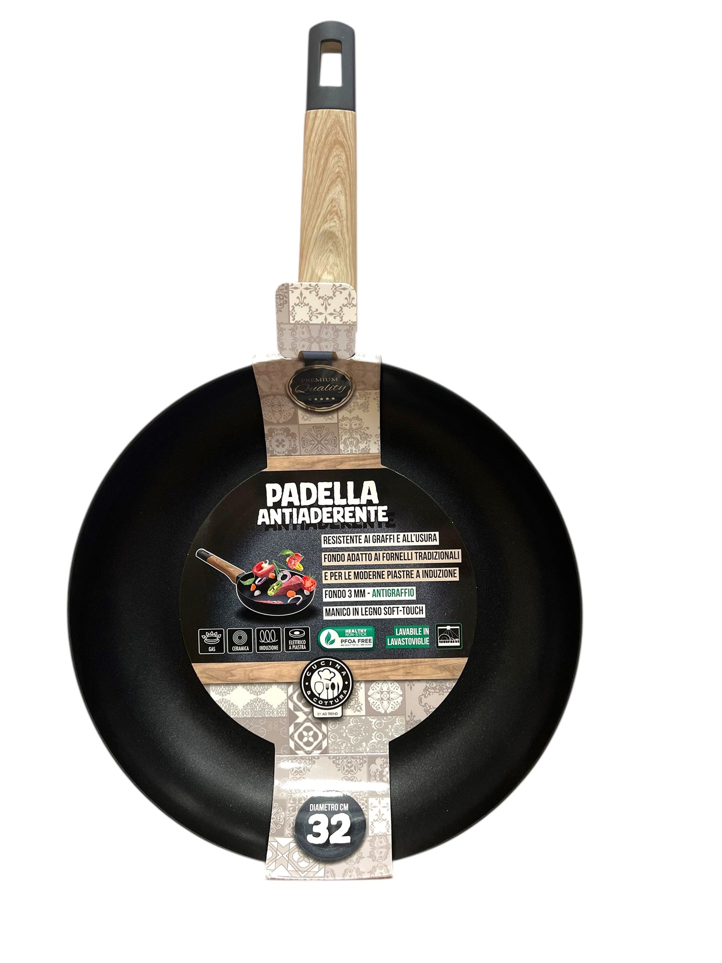 Padella Antiaderente Fusion 32 cm - Resistente e PFOA Free