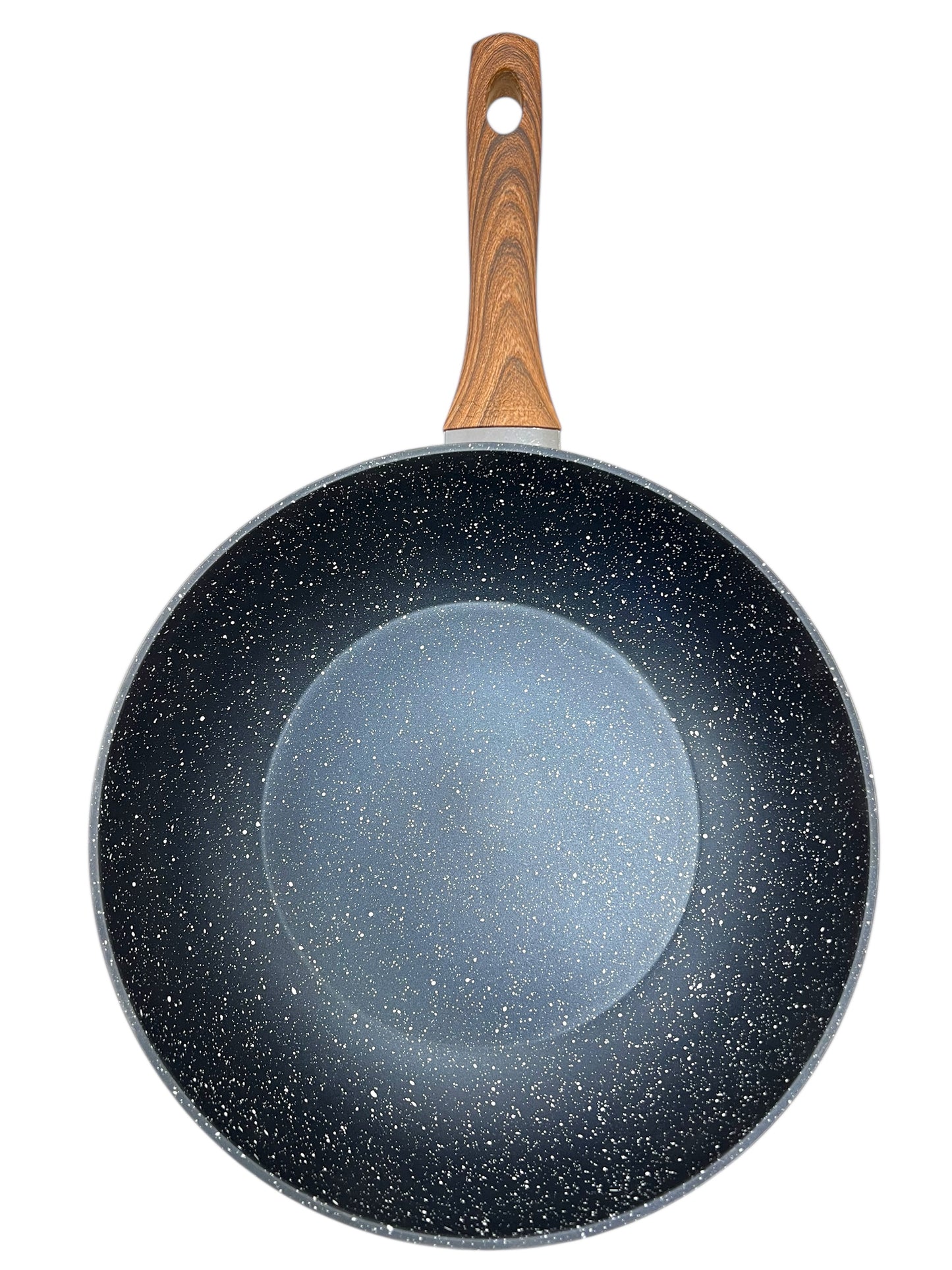 Padella Wok Black Stone 30 cm - Antiaderente e Resistente - PFOA Free