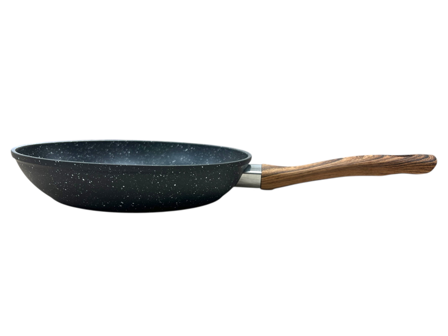 Set Padella 24 cm e Paletta Black Stone - Antiaderente e Resistente - PFOA Free