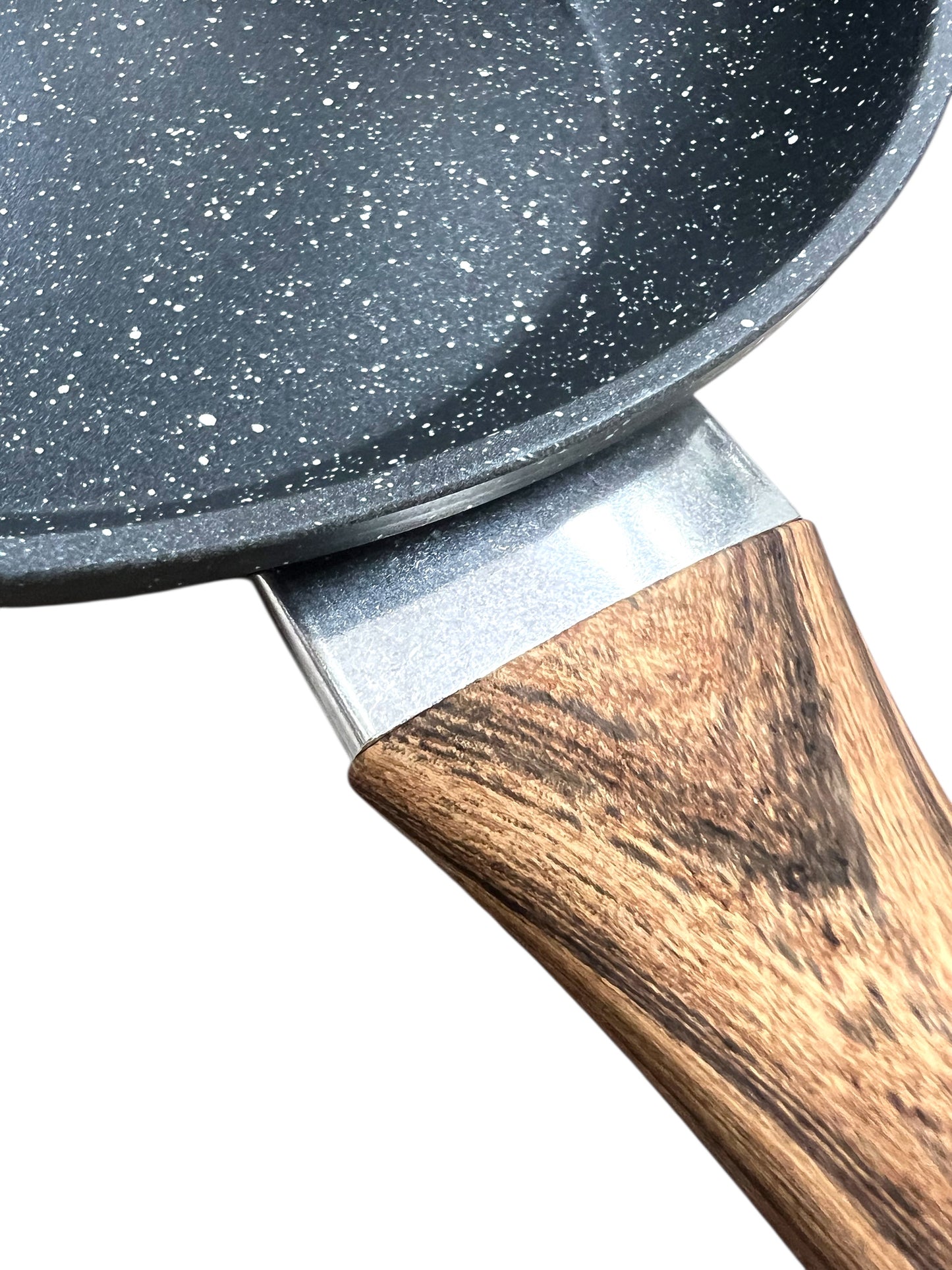 Set Padella 24 cm e Paletta Black Stone - Antiaderente e Resistente - PFOA Free