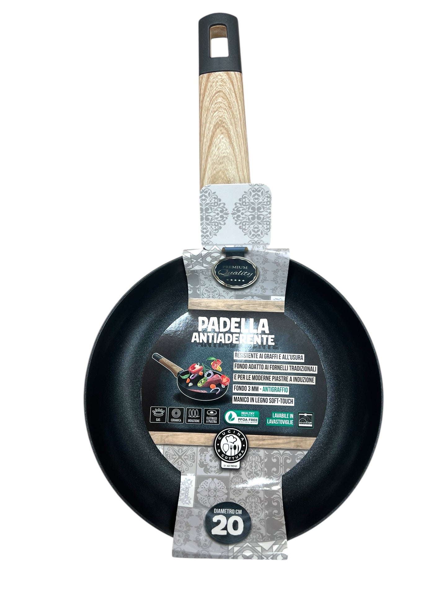 Padella Antiaderente Fusion 20 cm - Resistente e PFOA Free